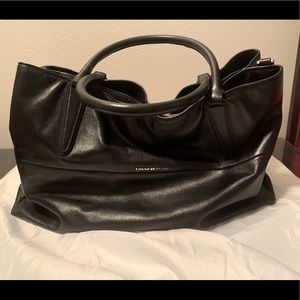 Coach borough bag large soft leather